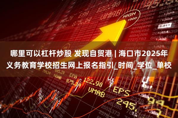 哪里可以杠杆炒股 发现自贸港 | 海口市2025年义务教育学校招生网上报名指引_时间_学位_单校